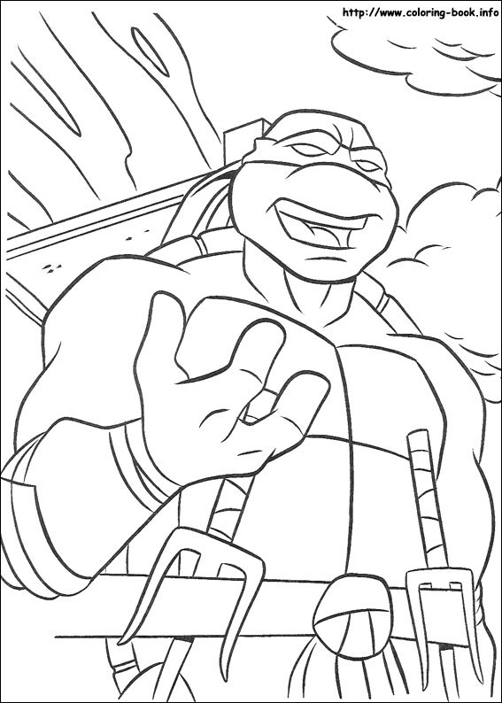 Teenage Mutant Ninja Turtles coloring picture